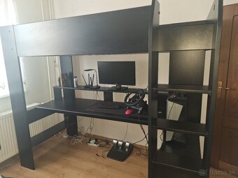 Poschodová posteľ s písaním stolom. - 2