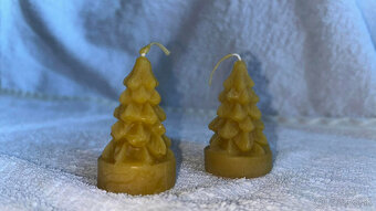 sviuečky z včelieho voskku - 2