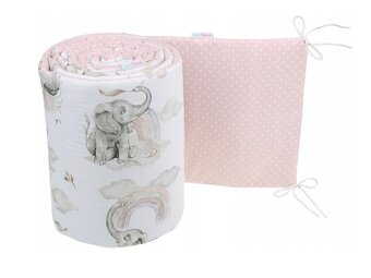 Mantinel vintage elephant 2x180 cm - 2