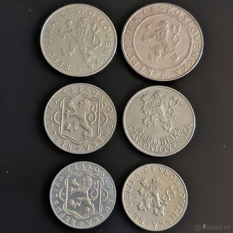 Strieborné mince - Československo - Kčs - koruna - 2