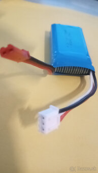 Akumulátor 7,4V 1100 mAh Li-Pol BEC JST konektor - 2