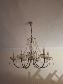 Predám 6- ramenný kryštálový luster - 2
