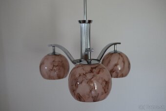 Starožitný luster v štýle art deco. - 2