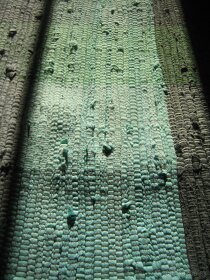 zeleno sivý tkaný koberec - 2