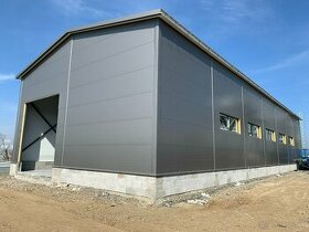 OCEĽOVÁ KONŠTRUKCIA HALY - MONTOVANÁ HALA 12x24x6m - 2