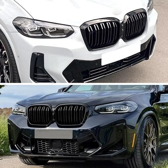 Predná maska BMW X3/G01 a X4/G02 2021/2023 dvojlamelová - 2