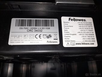 Skartovačka Fellowes DS-700C - 2