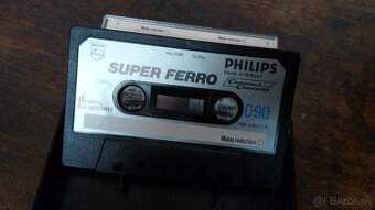 Predám vintage audio kazetu Philips Super Ferro C90 - 2
