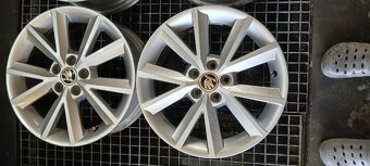 Predám alu disky Škoda 5x100 R16 - 2