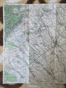 Mapa Trnava, Sereď, Hlohovec, Šenkvice, Jaslovce, Cífer 1948 - 2