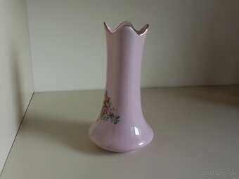 Vázička - ružový porcelán zn. Pirken - hammer1803. - 2