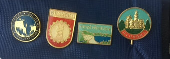 Retro odznaky-mestá-Česká republika - 2