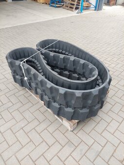 Gumový pás 450x76x84 na Mecalac 10MCR a Komatsu PC95 - 2