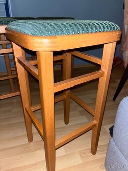 Barové drevené stoličky - rezervované - 2
