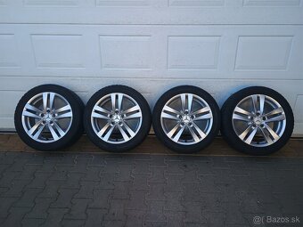 ALU disky Mercedes 5x112 R17 + zinmé pneu Pirelli - 2