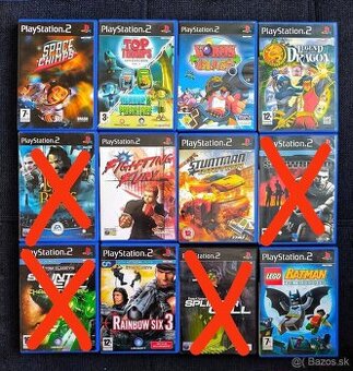 Playstation 2 hry PS2. - 2