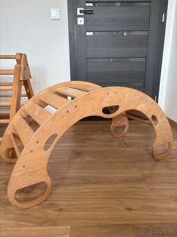 Drevená interiérová hojdačka - 2