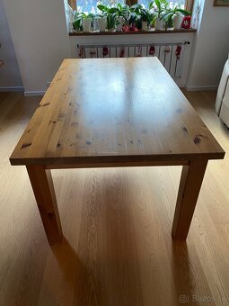 Drevený masívny stôl - 2