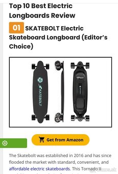 Elektricky longboard - 2