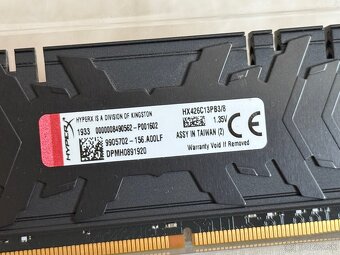 RAM Kingston HyperX Fury 8 GB (2x8 GB) DDR4 2666 MHz - 2