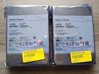 18TB Western Digital WD Ultrastar DC HC550 CMR, Záruka - 2