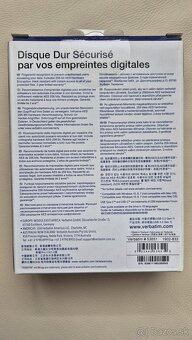 Predám nový externý HDD 2TB Fingerprint - 2