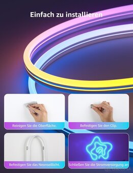 Neónový LED pásik Lepro AI N1 - 6m - 2