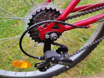 Olpran Falcon SUS 24" dievčenský horský bicykel červený - 2