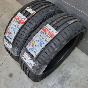 Letné pneumatiky 205/55 R17 KUMHO - 2