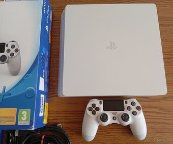 Playstation 4 Slim White + hry - 2