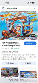 Hot Wheels draha Mega Shark Garage - 2
