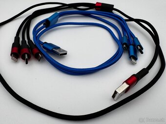 Kabel USB A – Lightning/USB C/micro USB - 2