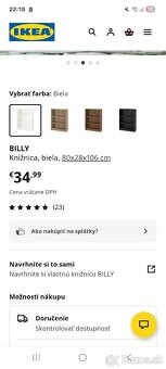 Kniznica Billy - 2