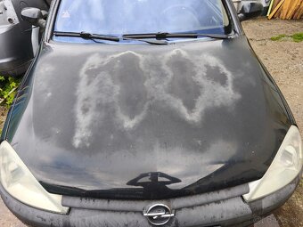 Kapota Opel Corsa C čierna bez hrdze - 2