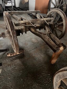 drevená dekorácia voz - 2