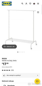 RIGGA Vešiak na šaty - 2