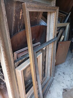 Predám drevené staré rami - 2