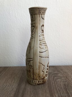 Váza s Egyptským ornamentom ručná práca - 2