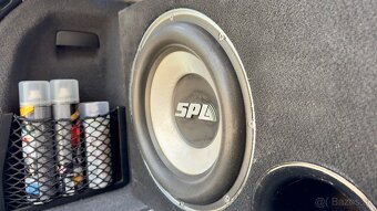 Subwoofer SPL 2000w RMS650w + zosilňovač JBL + kondenzátor - 2
