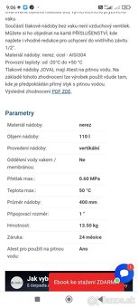 Nerezová tlaková nádoba Joval - 2