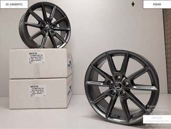 X Alu disky Škoda, Vw 8J R18 5x112 ET44 1252 - 2