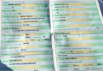 KIA CEED 1.4 2009 predám ZADNÉ SVETLO, PREVODOVKA, DVERE - 2