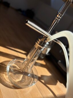 Vodná vajka Moze Varity Lounge Silver Steel (Shisha) - 2