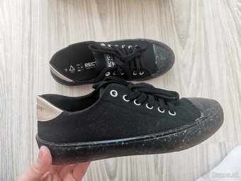 Čierne dámske ekologické tenisky Recykers č. 38 - 2