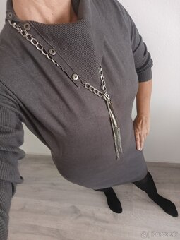 Dámske pletené šaty YAYA WOMEN -veľ. L - 2