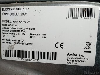 Elektrický sporák - 2