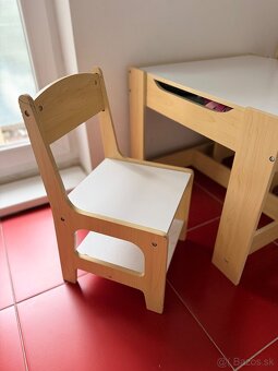 Detsky dreveny pisaci stol BeaLife - 2