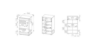 BOTNÍK 54x95x42cm - 2