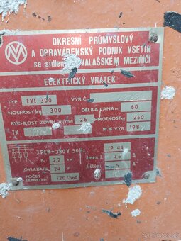 Stavebný naviják - 2