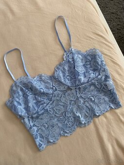 Čipkovany crop top - 2